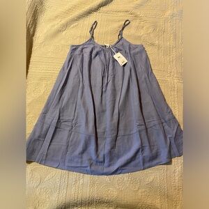 Free Assembly NWT Swing Dress size Medium Linen Blend